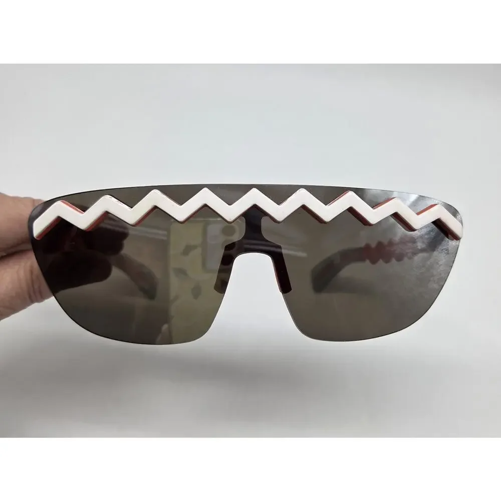 Kenzo X H&M Sunglasses‎ Collection Orange White Zig Zag